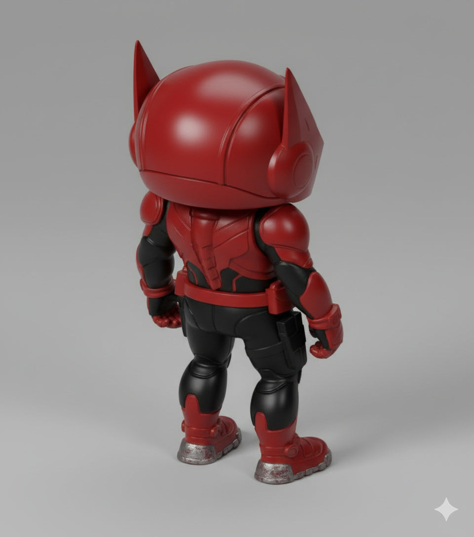 Crimson Phantom – Kırmızı Süper Kahraman Koleksiyon Figürü