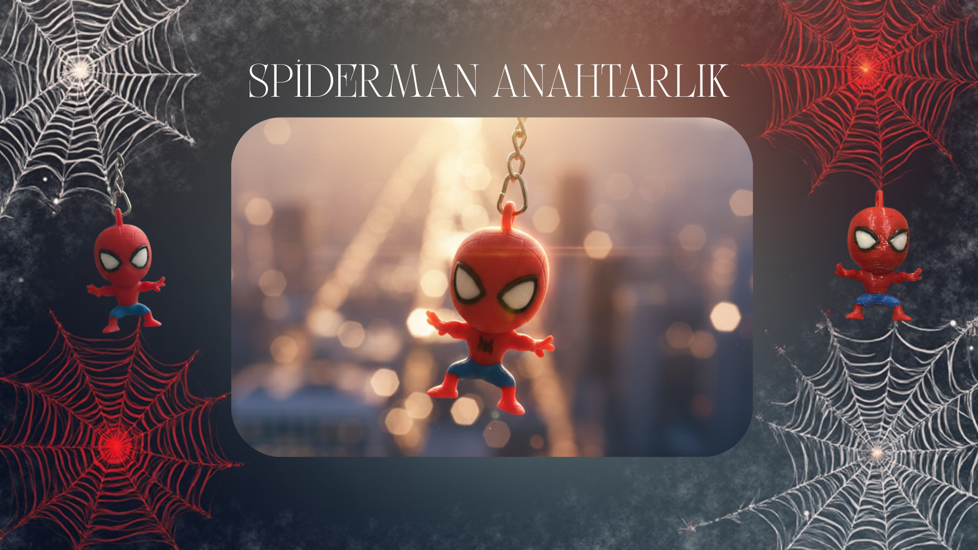 Spiderman Anahtarlık